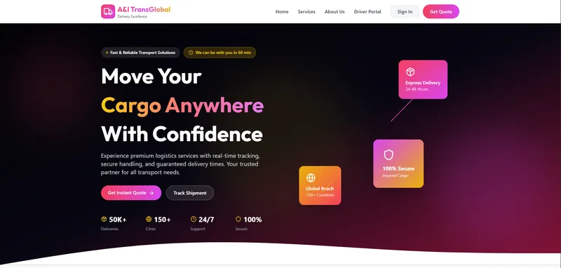 A&I TransGlobal - Transport and Logistics Platform