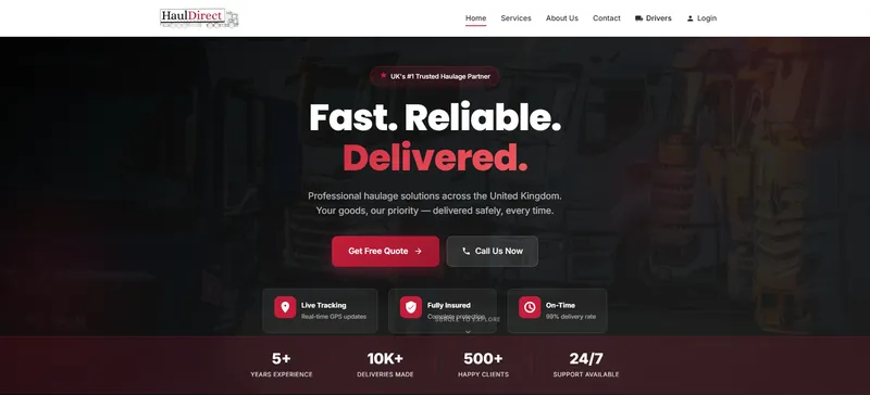 HaulDirect - Professional Haulage and Transport Services